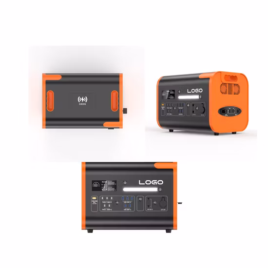 Centrale électrique portable d'urgence avec alimentation extérieure 2200 W à onduleur AC/DC